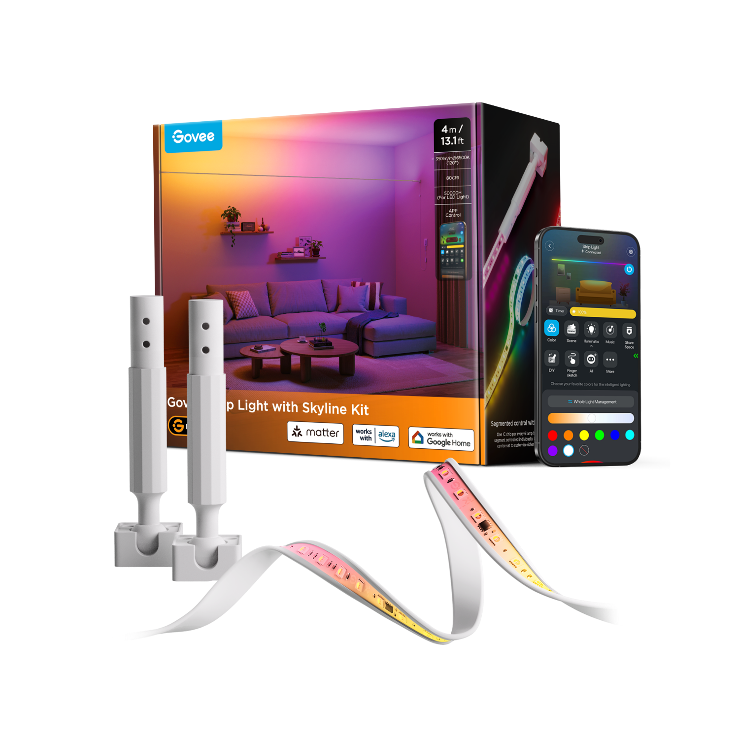 Govee Strip Light with Skyline Kit - Image 11