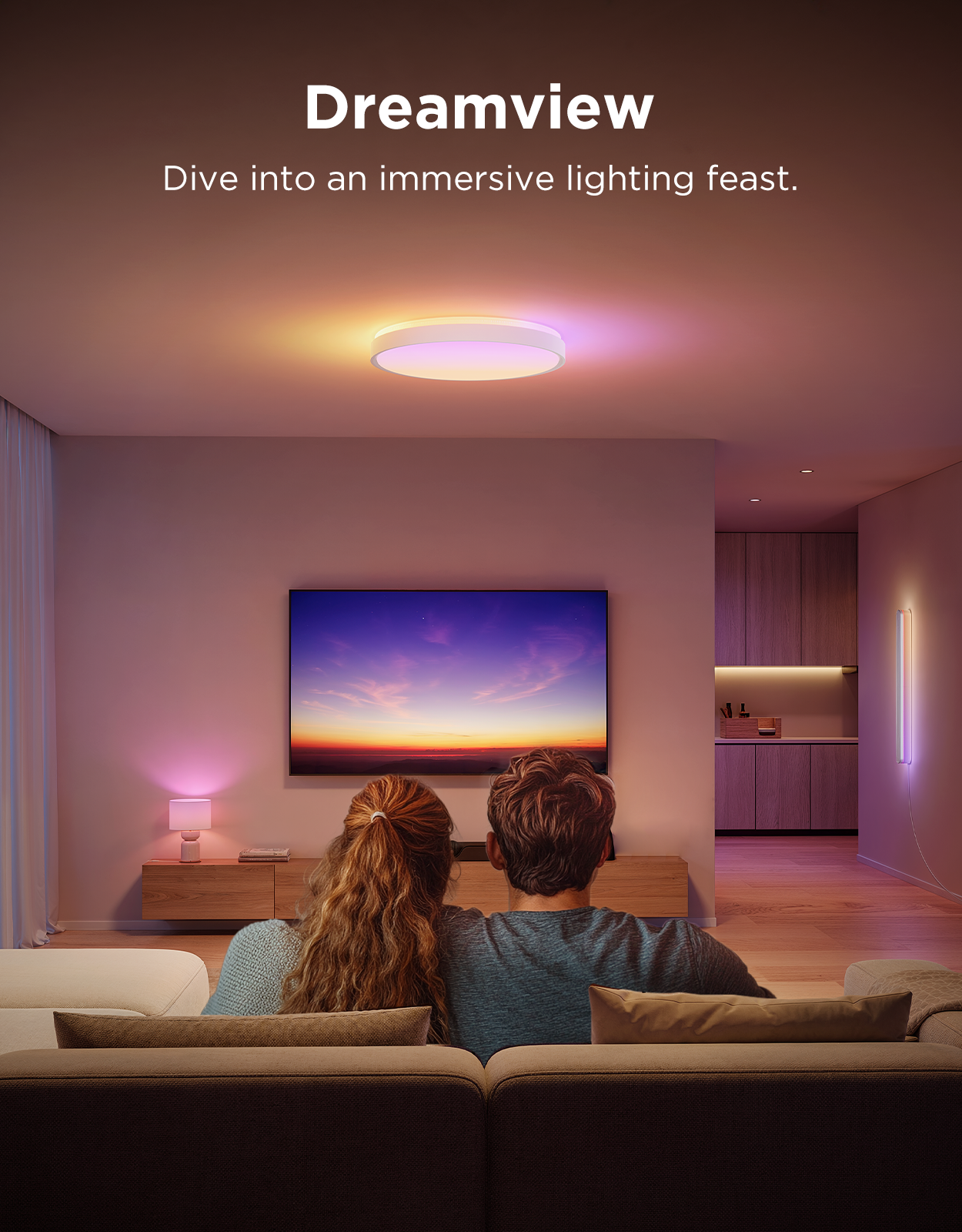 Govee 15-Inch RGBICWW Smart Ceiling Light Pro - Image 5