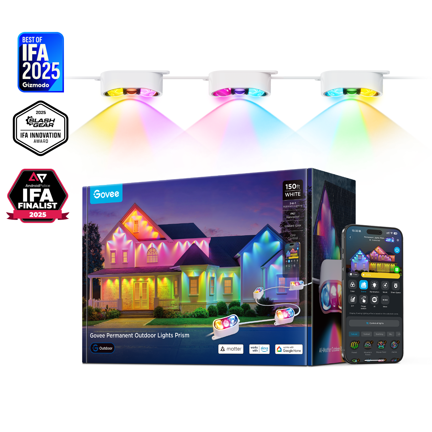Govee Permanent Outdoor Lights Prism - Image 10