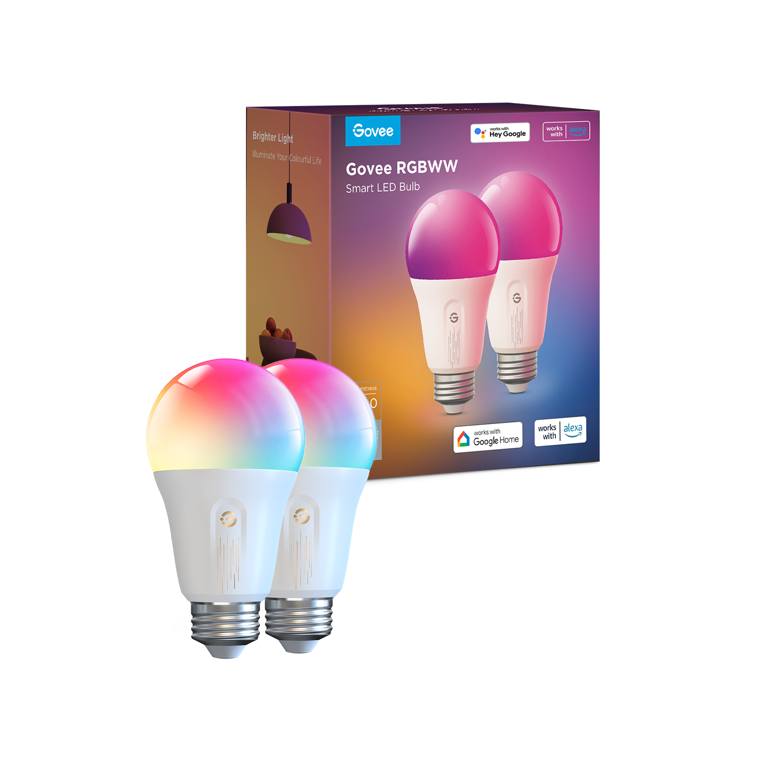 Govee A19 Smart RGBWW Bulbs E26 1200lm - Image 8