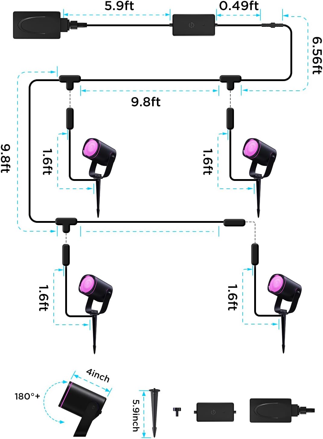 Govee Outdoor Spotlights 2 - Image 10