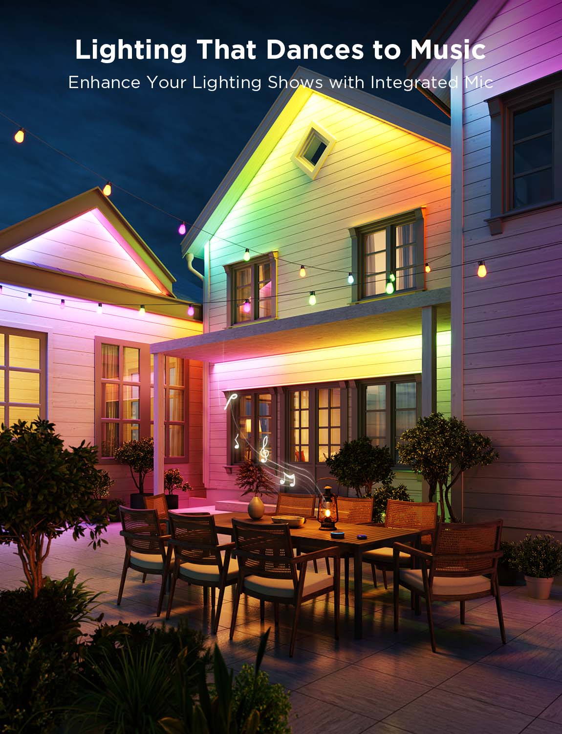 Govee RGBICWW Outdoor LED Strip Lights - Image 5