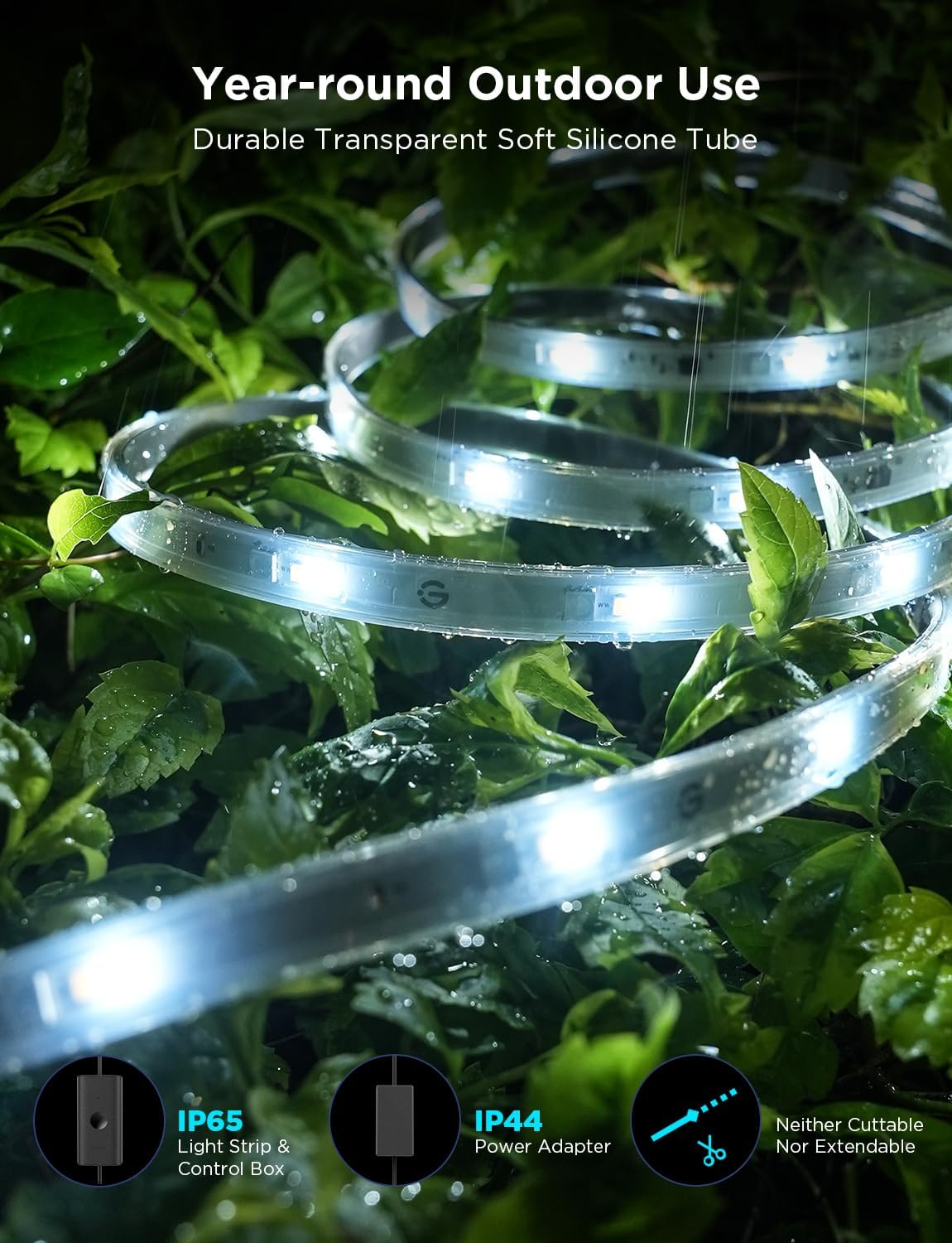 Govee RGBICWW Outdoor LED Strip Lights - Image 13