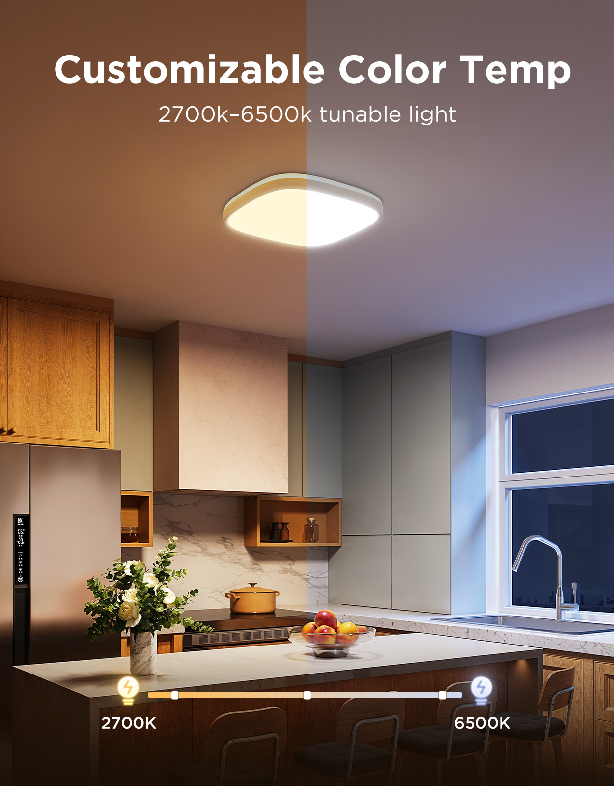 Govee 12-Inch RGBWW + RGBIC Smart Ceiling Light - Image 26